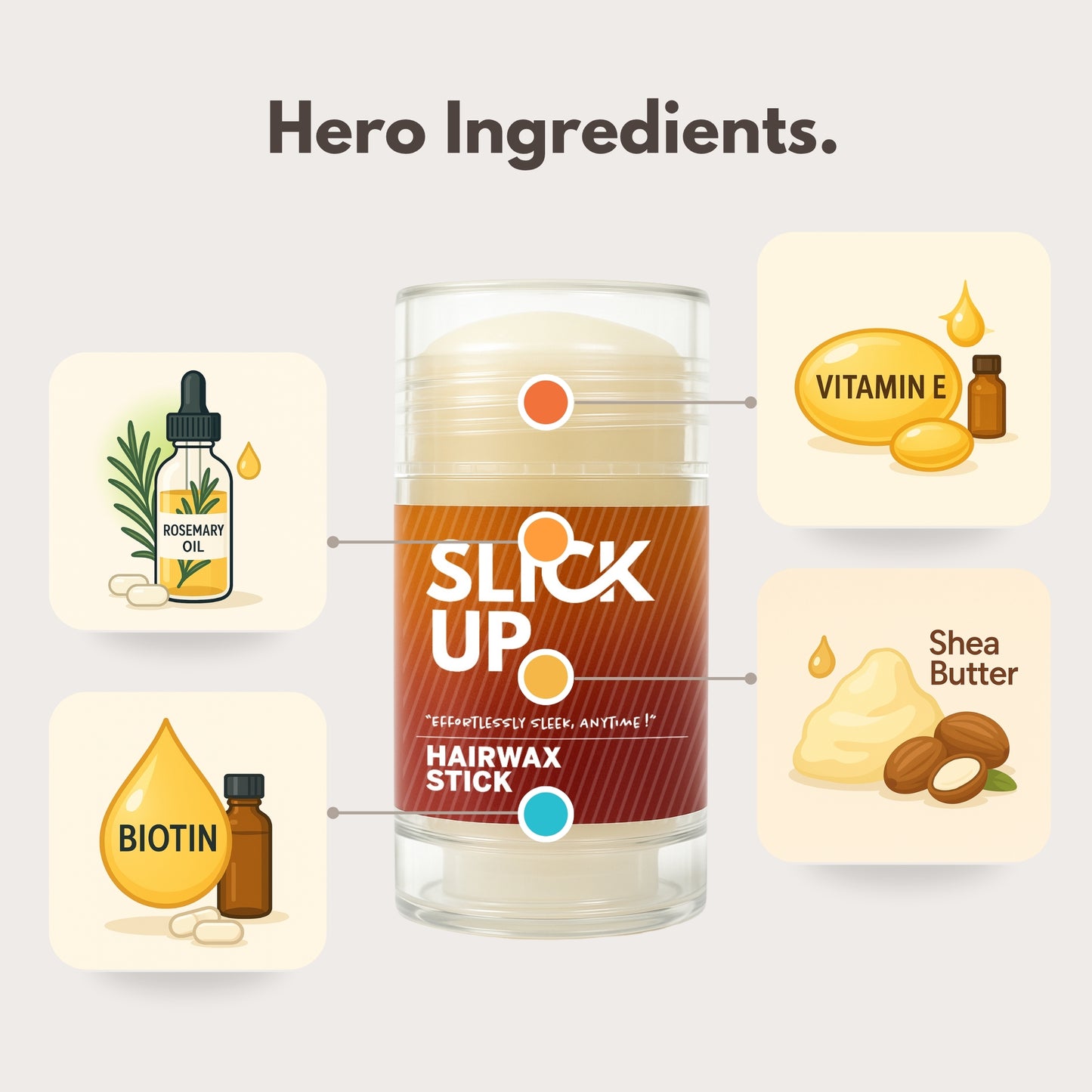 SLICKUP HAIR WAX STICK